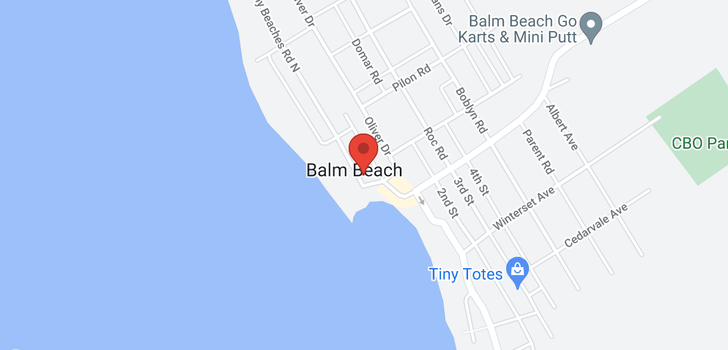 map of LOT 15 CON 9 BALM BEACH RD